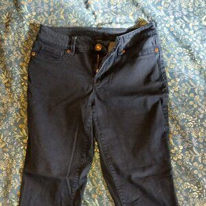 Maurices Navy/Dark Blue Skinny Pants Size Small
